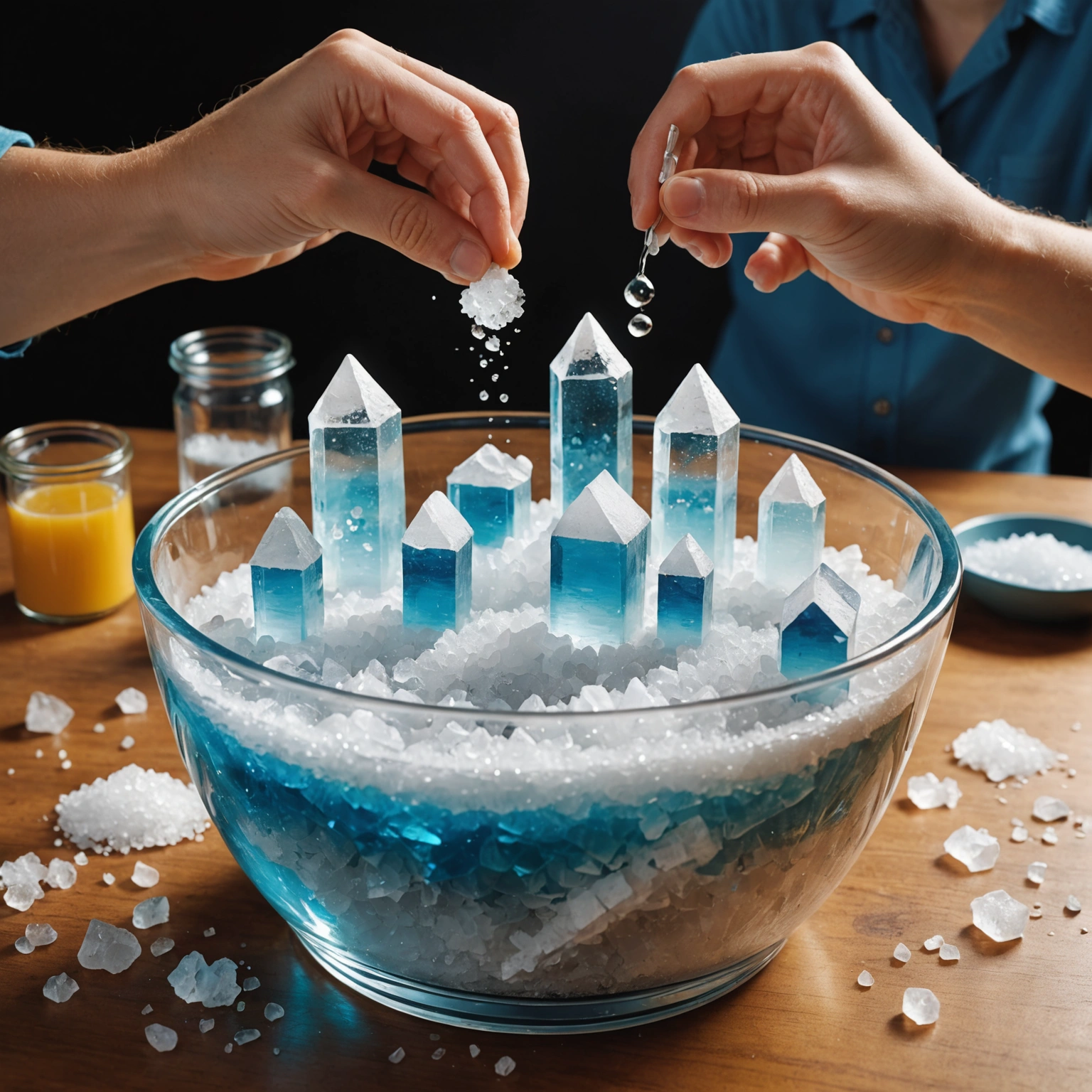 Эксперименты дома: как вырастить кристалл соли и открыть для себя удивительный мир науки