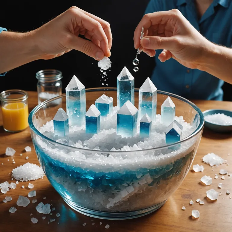 Эксперименты дома: как вырастить кристалл соли и открыть для себя удивительный мир науки