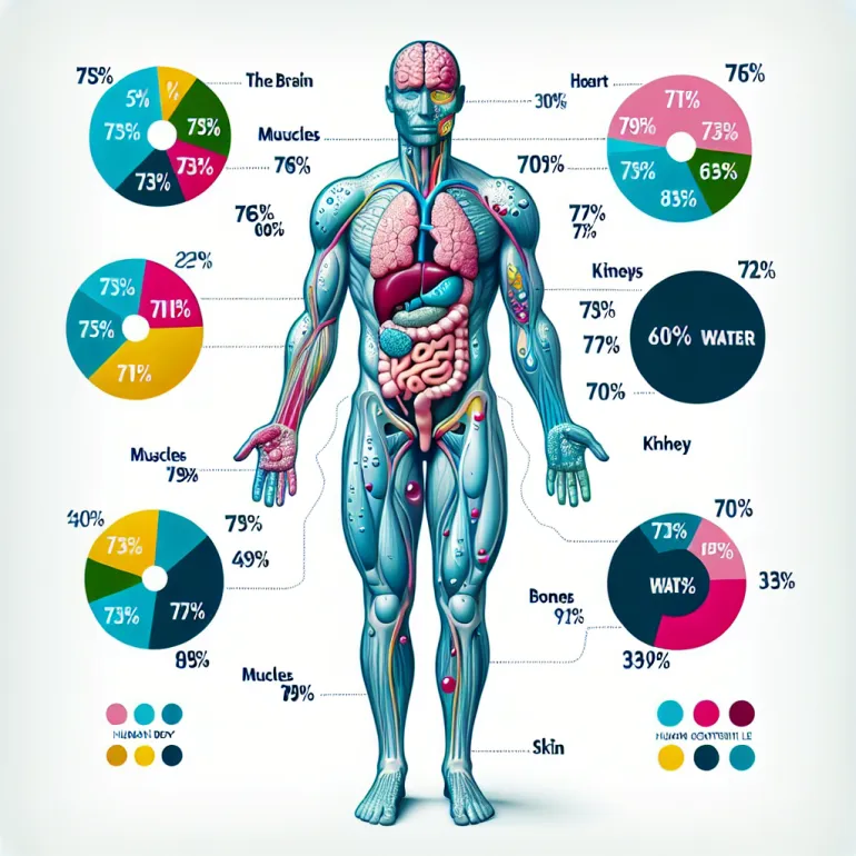 Процентное Содержание Воды в Теле Человека с Масой 30 кг
